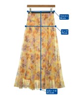 JILLSTUART（ジルスチュアート）ロング・マキシ丈スカート 黄 サイズ:4(XL位) レディース/2200642767455