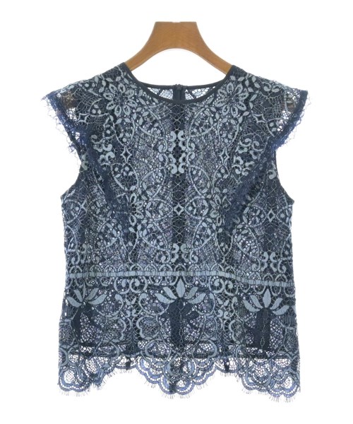 JILLSTUART(ジルスチュアート)ブラウス 紺 サイズ:S/2200670503025