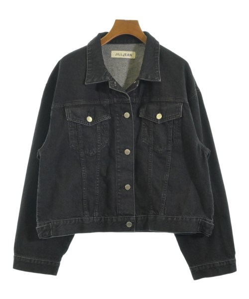JILLSTUART(ジルスチュアート)デニムジャケット 黒 サイズ:F/2200669521122