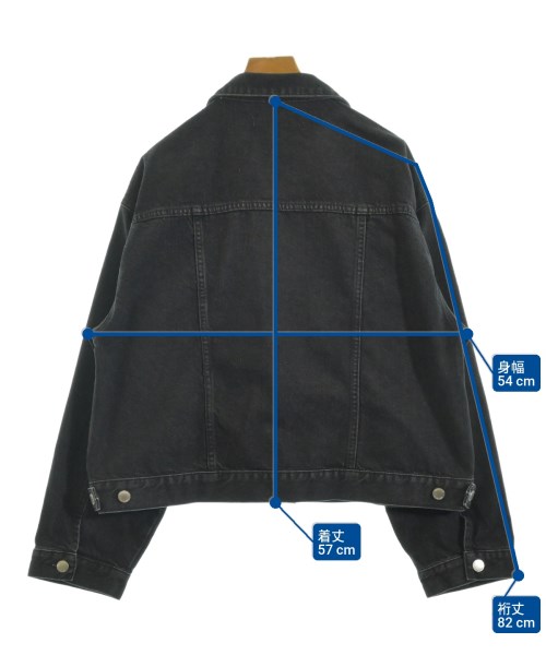 JILLSTUART（ジルスチュアート）デニムジャケット 黒 サイズ:F レディース/2200669521122