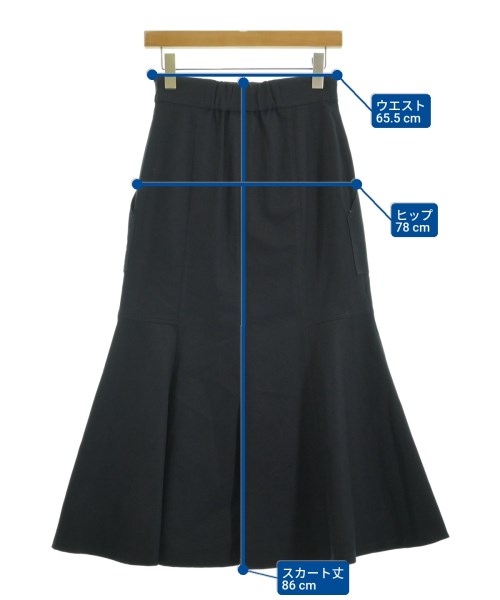 JILLSTUART（ジルスチュアート）ロング・マキシ丈スカート 紺 サイズ:2(M位) レディース/2200669521207