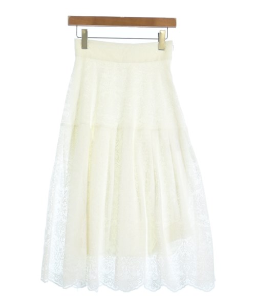 JILLSTUART(ジルスチュアート)ロング・マキシ丈スカート 白 サイズ:2(M位)/2200673591098