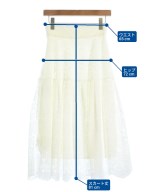 JILLSTUART（ジルスチュアート）ロング・マキシ丈スカート 白 サイズ:2(M位) レディース/2200673591098
