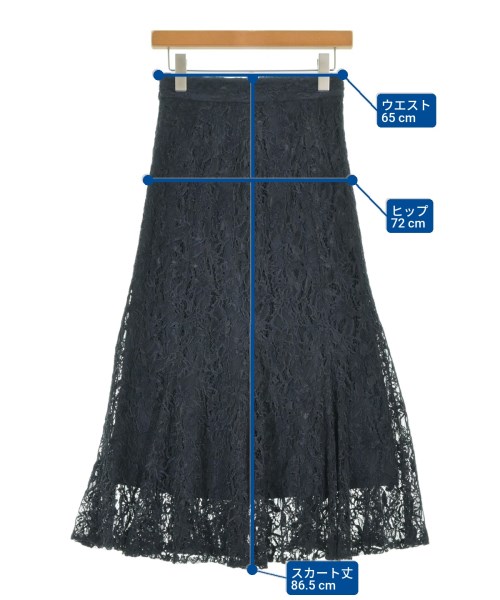 JILLSTUART（ジルスチュアート）ロング・マキシ丈スカート 紺 サイズ:2(M位) レディース/2200694145058