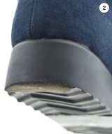 JILLSTUART（ジルスチュアート）ブーツ 紺 サイズ:M(23.5cm位) レディース/2200644440028