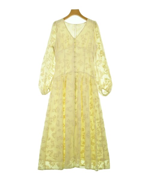 JILLSTUART(ジルスチュアート)ワンピース 黄 サイズ:2(M位)/2200650368026