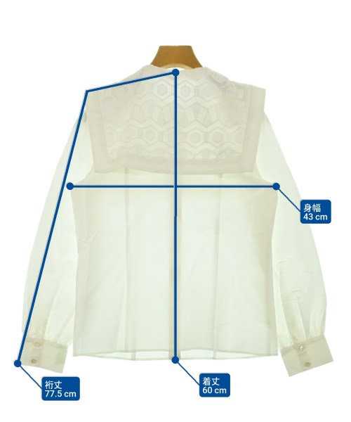 JILLSTUART（ジルスチュアート）カジュアルシャツ 白 サイズ:S レディース/2200656682058