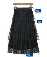 JILLSTUART（ジルスチュアート）ロング・マキシ丈スカート 黒 サイズ:0(XS位) レディース/2200717887101