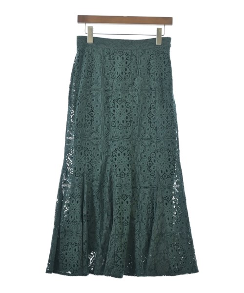 JILLSTUART(ジルスチュアート)ロング・マキシ丈スカート 緑 サイズ:4(XL位)/2200652901511