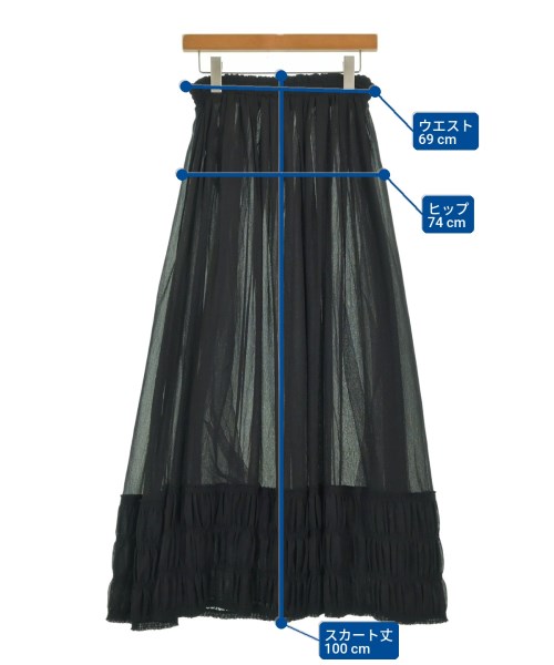 JILLSTUART（ジルスチュアート）ロング・マキシ丈スカート 黒 サイズ:2(M位) レディース/2200702387029