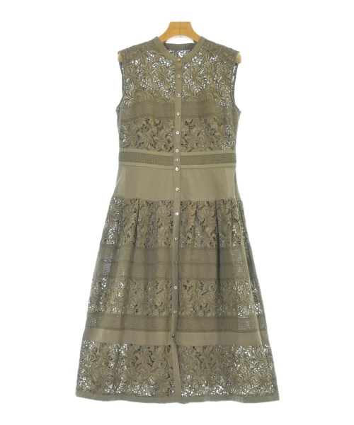 JILLSTUART(ジルスチュアート)シャツワンピース 茶 サイズ:4(XL位)/2200664529123