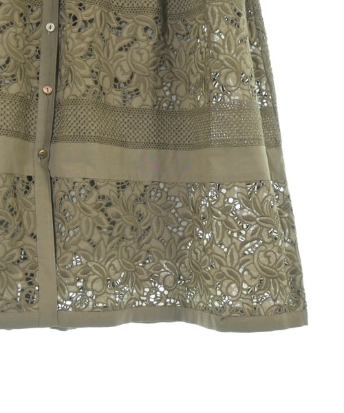 JILLSTUART（ジルスチュアート）シャツワンピース 茶 サイズ:4(XL位) レディース/2200664529123