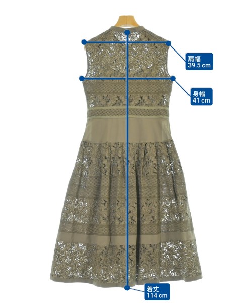 JILLSTUART（ジルスチュアート）シャツワンピース 茶 サイズ:4(XL位) レディース/2200664529123