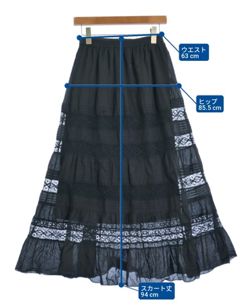 JILLSTUART（ジルスチュアート）ロング・マキシ丈スカート 紺 サイズ:2(M位) レディース/2200725614010