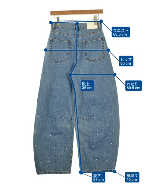 JILLSTUART（ジルスチュアート）デニムパンツ 青 サイズ:4(XL位) レディース/2200677106014
