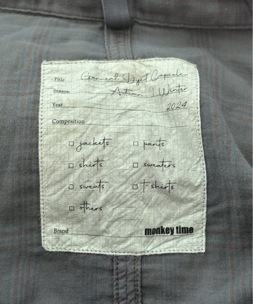 MONKEY TIME（モンキータイム）カジュアルシャツ グレー サイズ:M メンズ/2200499421036