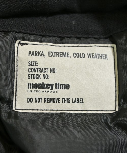 MONKEY TIME（モンキータイム）ミリタリーブルゾン 黒 サイズ:M メンズ/2200634248016