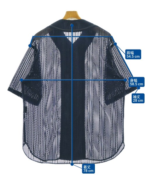 MONKEY TIME（モンキータイム）カジュアルシャツ 紺 サイズ:XL メンズ/2200617153030