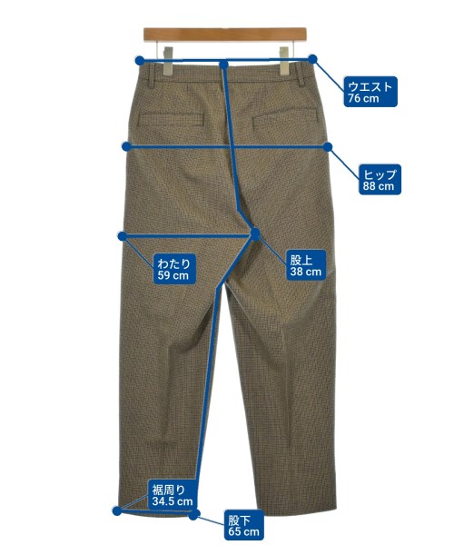 MONKEY TIME（モンキータイム）スラックス 茶 サイズ:S メンズ/2200626704032