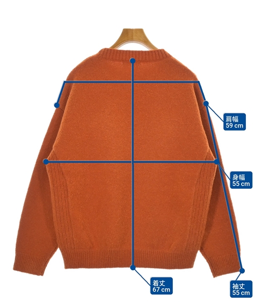 MONKEY TIME（モンキータイム）ニット・セーター オレンジ サイズ:M メンズ/2200627929021