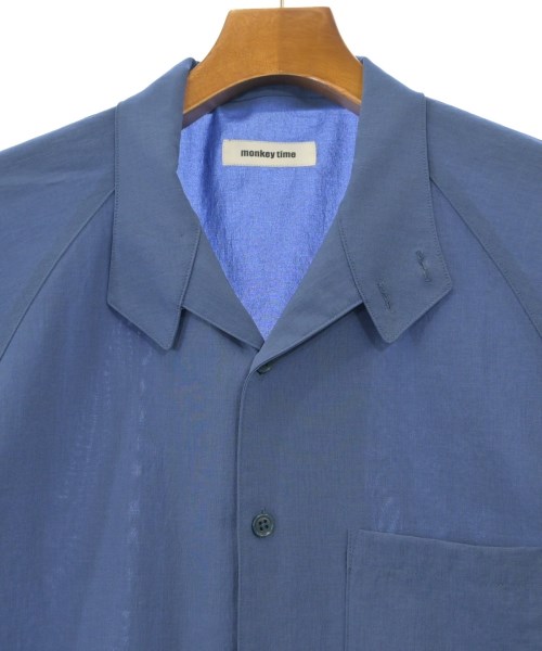 MONKEY TIME（モンキータイム）カジュアルシャツ 青 サイズ:S メンズ/2200603893056