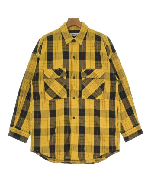 MONKEY TIME(モンキータイム)カジュアルシャツ 黄 サイズ:S/2200668450119
