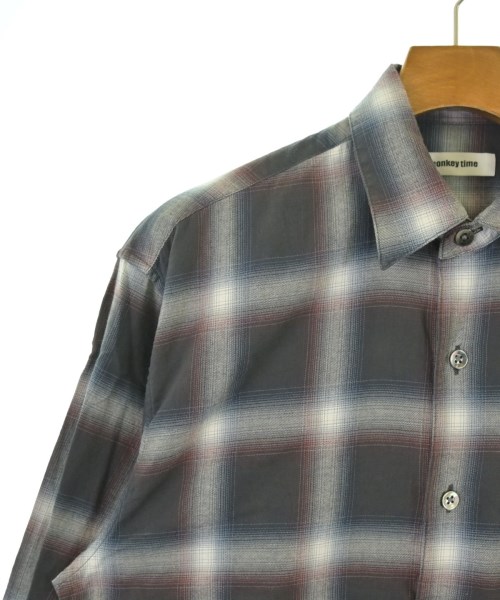 MONKEY TIME（モンキータイム）カジュアルシャツ 黒 サイズ:S メンズ/2200670943111