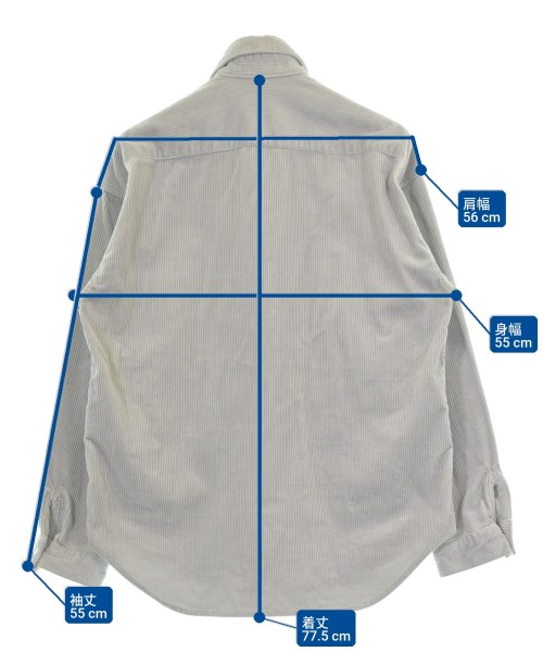 MONKEY TIME（モンキータイム）カジュアルシャツ グレー サイズ:S メンズ/2200675969130