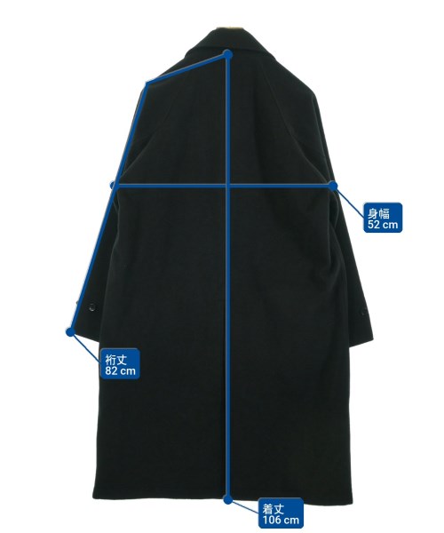 MONKEY TIME（モンキータイム）ステンカラーコート 黒 サイズ:S メンズ/2200648273035