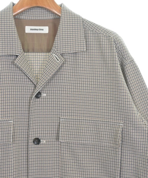 MONKEY TIME（モンキータイム）カジュアルシャツ ベージュ サイズ:1(S位) メンズ/2200666342065