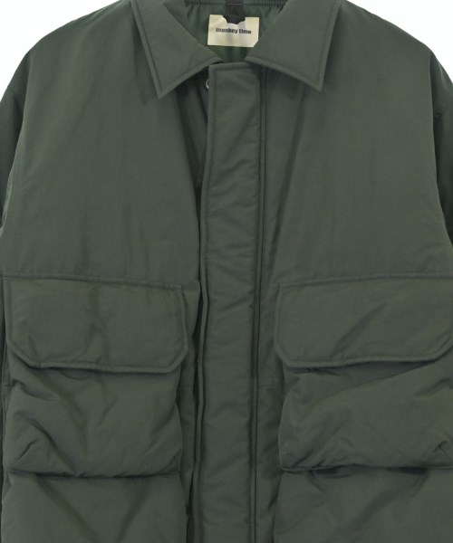 MONKEY TIME（モンキータイム）ダウンジャケット/ダウンベスト 緑 サイズ:S メンズ/2200667112070