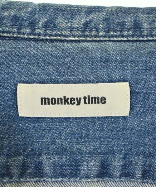 MONKEY TIME（モンキータイム）カジュアルシャツ 青 サイズ:S メンズ/2200683822045