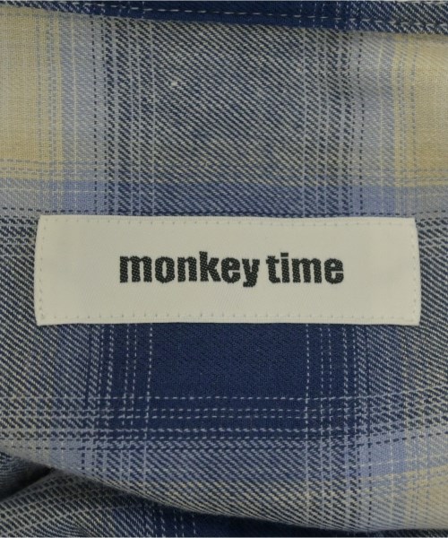 MONKEY TIME（モンキータイム）カジュアルシャツ 青 サイズ:S メンズ/2200678967119