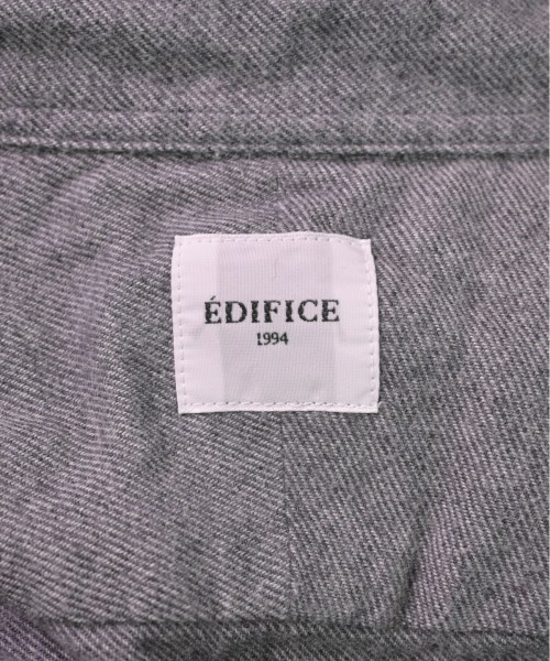 EDIFICE（エディフィス）カジュアルシャツ グレー サイズ:XL メンズ/2200500577196