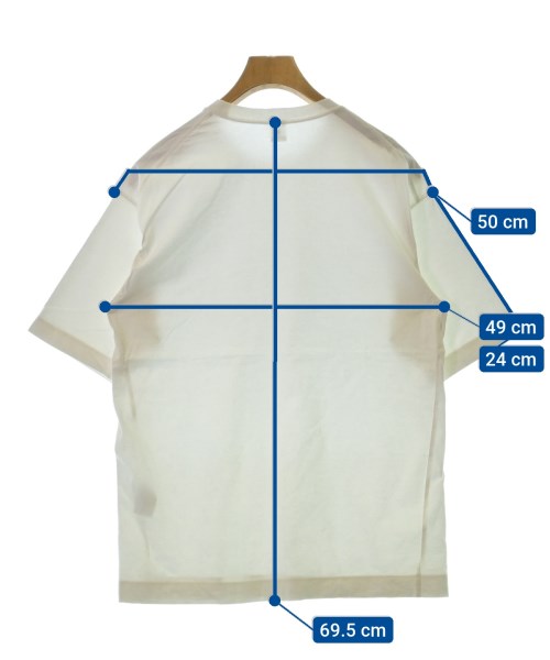 EDIFICE（エディフィス）Tシャツ・カットソー 白 サイズ:1(S位) メンズ/2200521306119