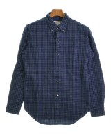 EDIFICE（エディフィス）カジュアルシャツ 青 サイズ:44(S位) メンズ/2200474388101