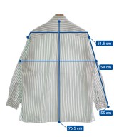 EDIFICE（エディフィス）カジュアルシャツ 白 サイズ:44(S位) メンズ/2200506703049