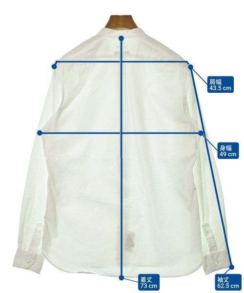 EDIFICE（エディフィス）カジュアルシャツ 白 サイズ:39(M位) メンズ/2200556971023