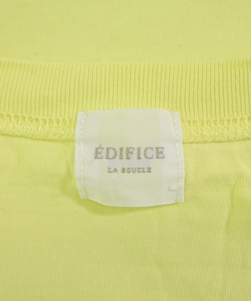 EDIFICE（エディフィス）Tシャツ・カットソー 黄 サイズ:44(S位) メンズ/2200634515118