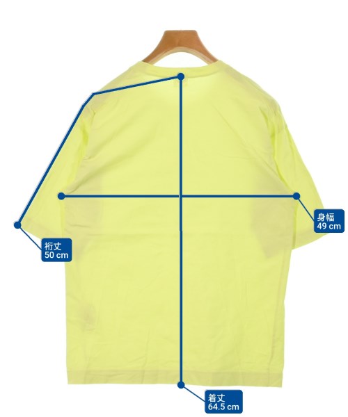 EDIFICE（エディフィス）Tシャツ・カットソー 黄 サイズ:44(S位) メンズ/2200634515118