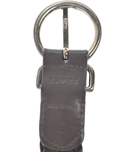 EDIFICE（エディフィス）ベルト 茶 サイズ:80 メンズ/2200634941054