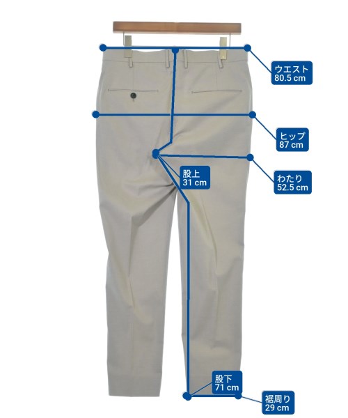 EDIFICE（エディフィス）スラックス ベージュ サイズ:M メンズ/2200634038051