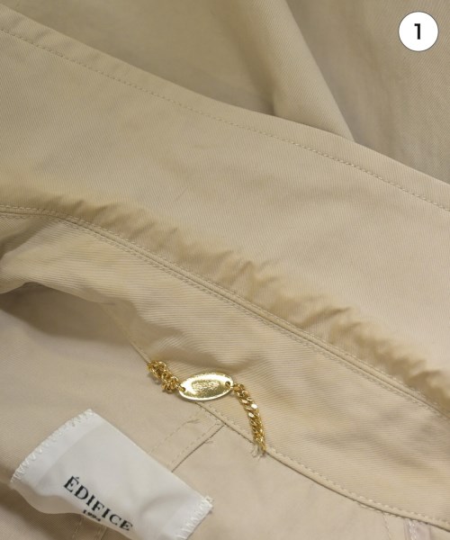 EDIFICE（エディフィス）チェスターコート ベージュ サイズ:L メンズ/2200635395016