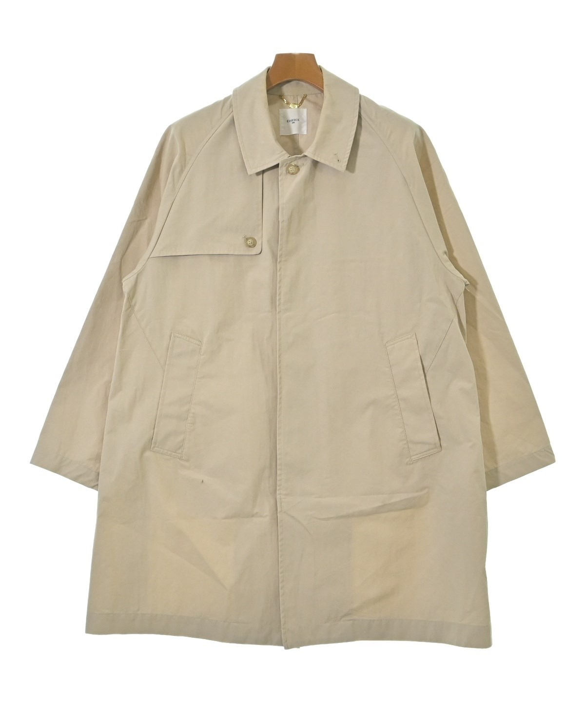 EDIFICE チェスターコート グレイッシュベージュ EDIFICE（エディフィス）チェスターコート ベージュ サイズ:L メンズ
