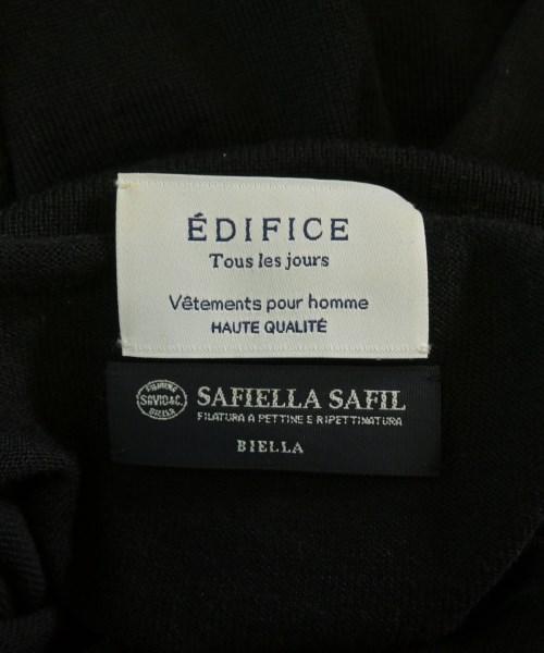 EDIFICE（エディフィス）ニット・セーター 黒 サイズ:S メンズ/2200635565211
