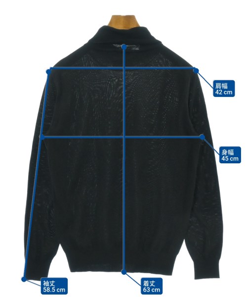 EDIFICE（エディフィス）ニット・セーター 黒 サイズ:S メンズ/2200635565211