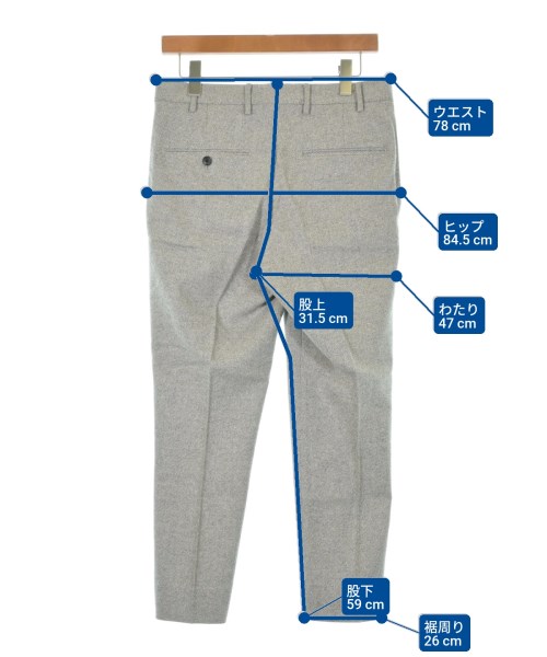 EDIFICE（エディフィス）スラックス グレー サイズ:S メンズ/2200632297023