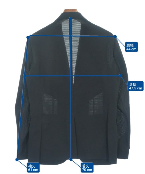 EDIFICE（エディフィス）カジュアルジャケット 黒 サイズ:M メンズ/2200619262037