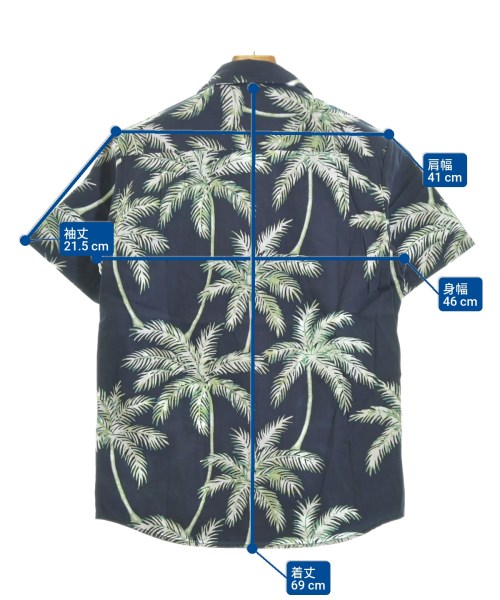 EDIFICE（エディフィス）カジュアルシャツ 紺 サイズ:S メンズ/2200639333014