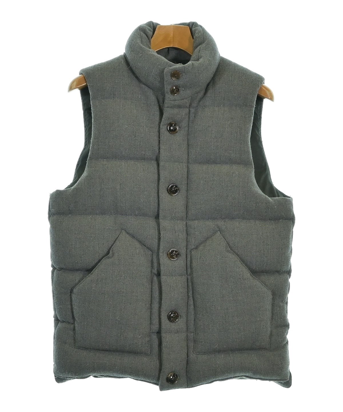 EDIFICE（エディフィス）ダウンジャケット/ダウンベスト グレー サイズ